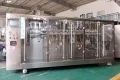 Сервоприводная машина для упаковки в готовые пауч-пакеты с двумя наполнительными головками